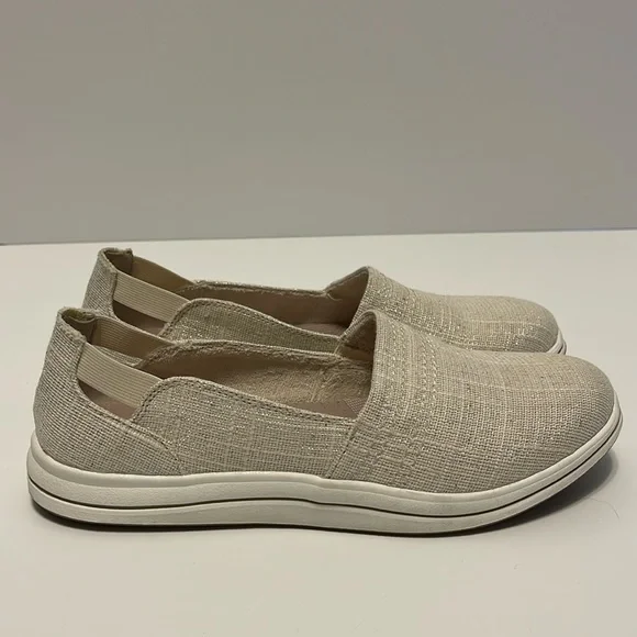 Nature breeze slip on women's canvas sneakers sale